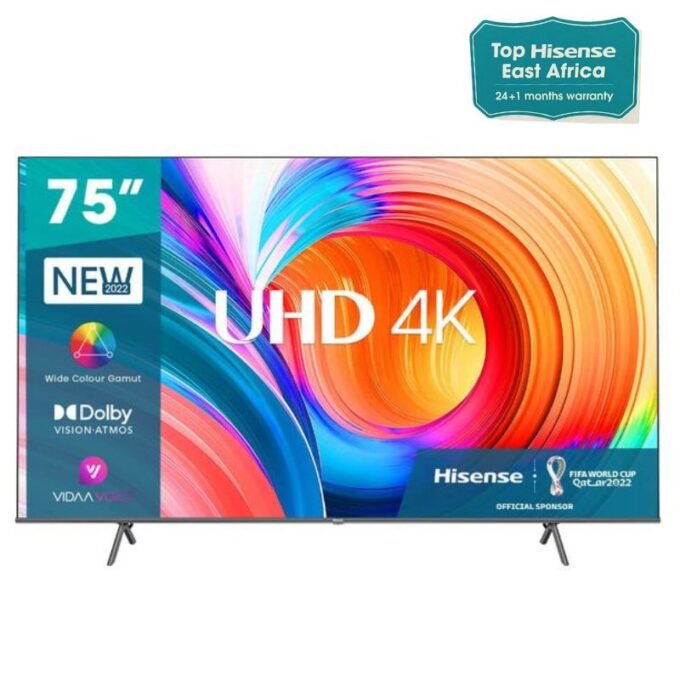 Hisense 75A7HKEN 75 Inch Smart UHD 4K Frameless LED TV 2 Hisense 75A7HKEN 75 Inch Smart UHD 4K Frameless LED TV