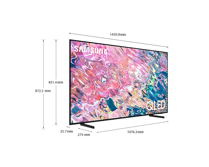 Samsung QA65Q60BAU 65 Inch Q60B QLED 4K Smart TV 4 Samsung 65" Q60B QLED 4K Smart TV- QA65Q60BAU