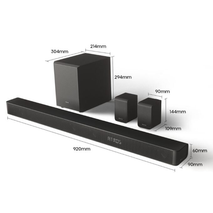 Hisense AX5100G 5.1Ch Soundbar 340Watts 3 Hisense AX5100G 5.1Ch Soundbar 340Watts - Image 2