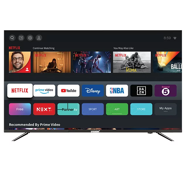 Vision Plus VP8865KV 65 Inch 4K Frameless Smart TV 2 Vision Plus VP8865KV 65 Inch 4K Frameless Smart TV