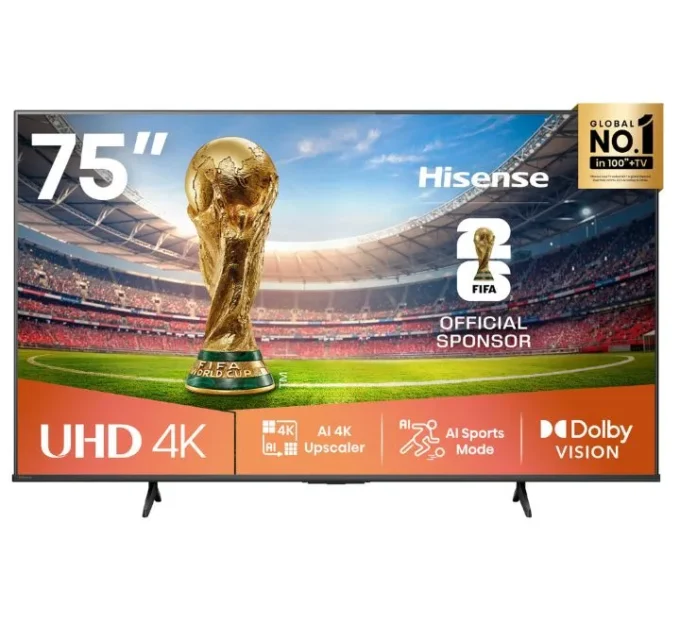 Hisense 75A6QKEN 75 inch 4K VIDAA Smart TV