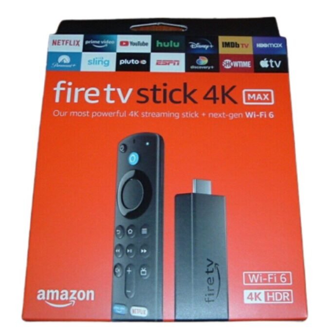 Amazon Fire TV Stick 4K Max Streaming Device, Wi-Fi 6, Alexa Voice Remote