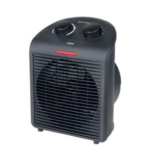 Mika Fan Heater, 1000W-2000W, Black MH104