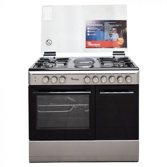 Ramtons RF/496 4g+2e 60X90 Silver Cooker