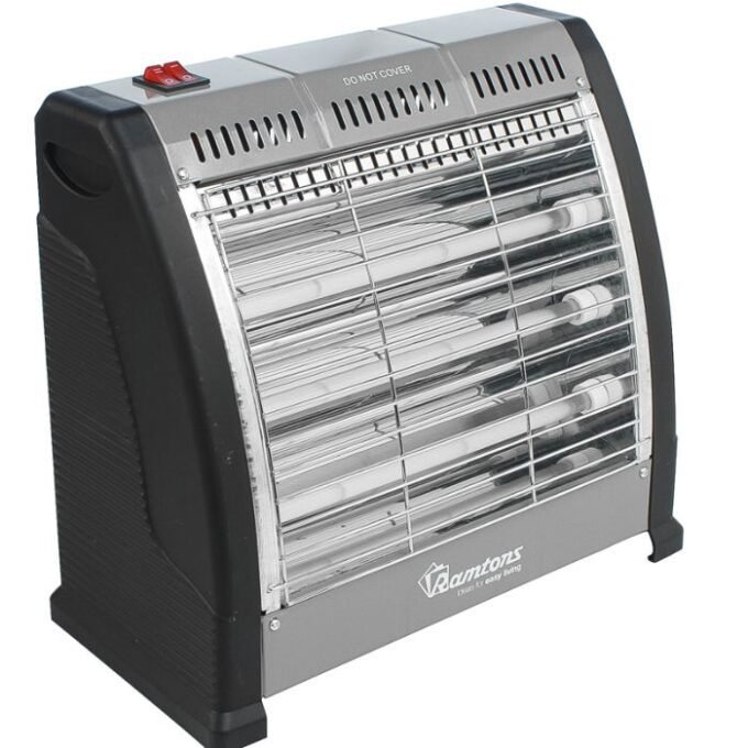 Ramtons Rm/469 Quartz Electric Bar Heater, Silver - Image 2